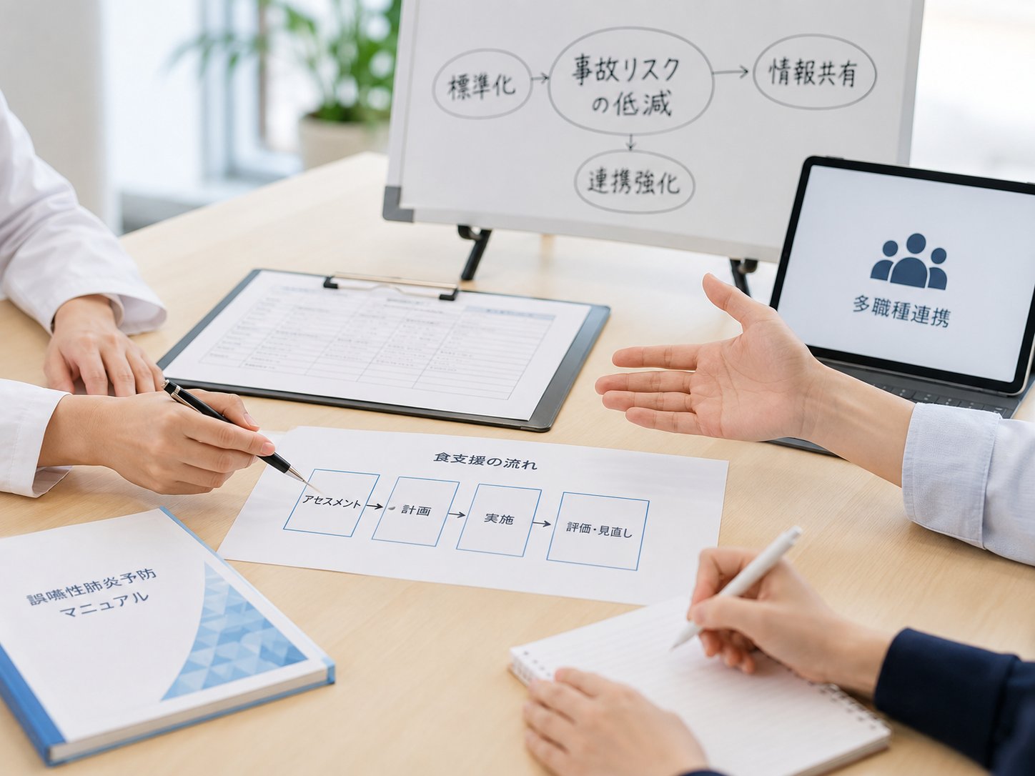 多職種連携会議の様子